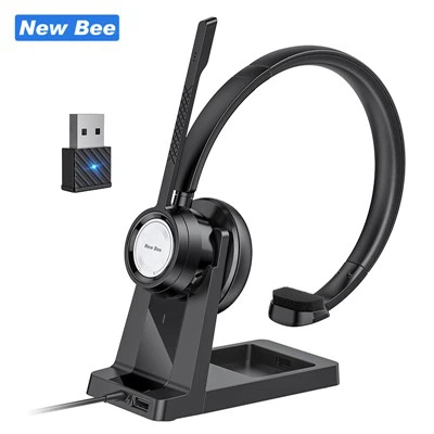 Fone de ouvido sem fio de ouvido único DSP ENC com microfone